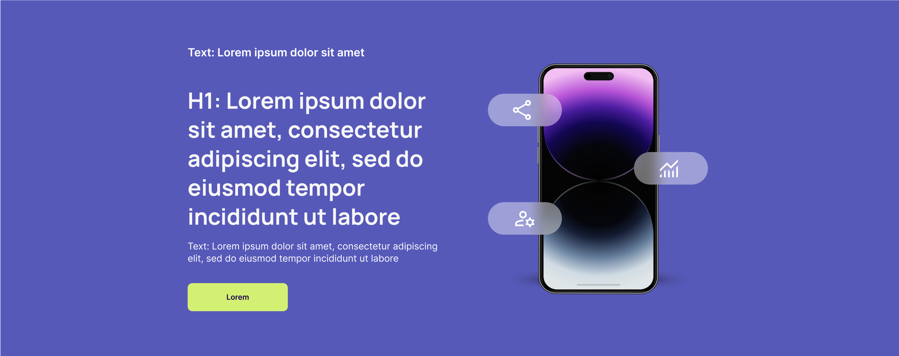 1 screen - Hero (template 1)