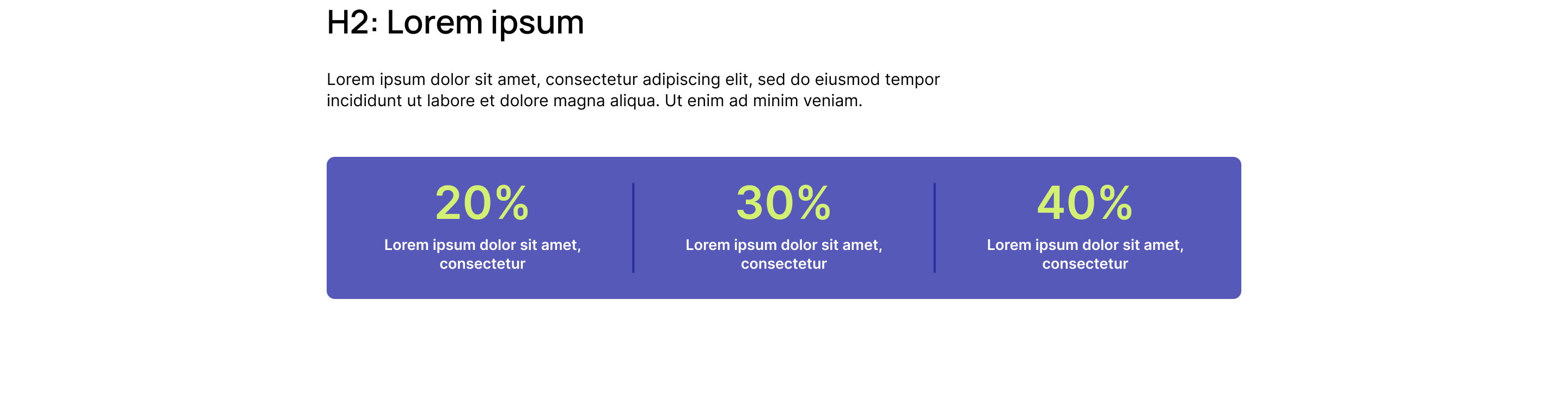 Text + Numbers Cards